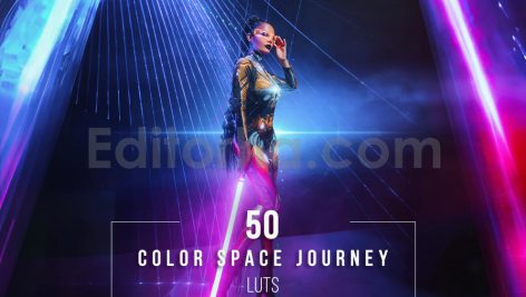 دانلود 50 پریست LUT سفر در فضای رنگی 50 color space journey luts pack