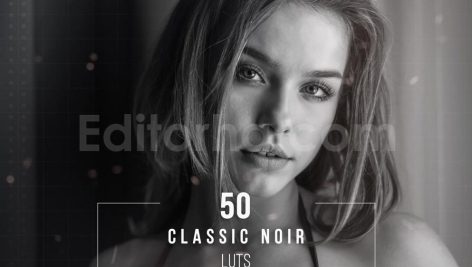 دانلود 50 پریست اصلاح رنگ کلاسیک 50 classic noir lut and presets collection