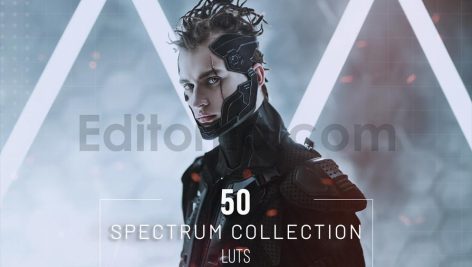 دانلود 50 پریست اصلاح رنگ تم طیف رنگی 50 spectrum lut and presets collection