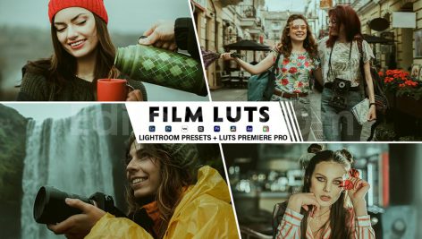دانلود پریست فیلم لایت روم LUT برای پریمیر پرو film lightroom presets luts