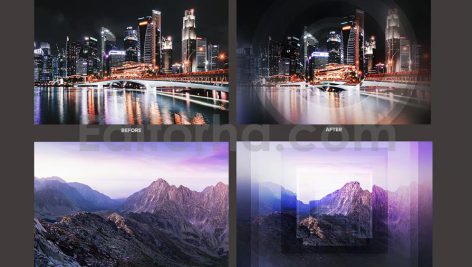 دانلود اکشن فتوشاپ افکت هندسی geometric overlays mask effects