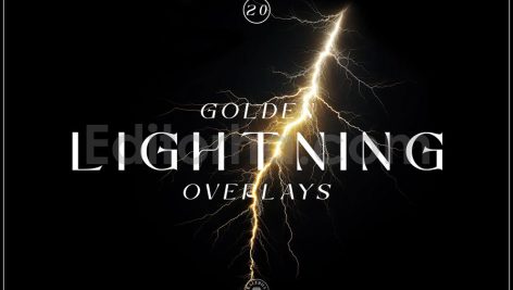 دانلود تکسچر رعد و برق طلایی Golden Lightning Exhibits