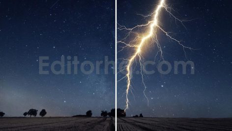 دانلود تکسچر رعد و برق طلایی Golden Lightning Exhibits