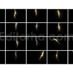 دانلود تکسچر رعد و برق طلایی Golden Lightning Exhibits