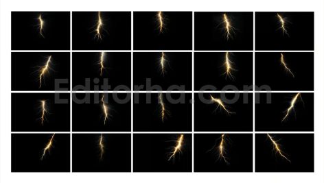 دانلود تکسچر رعد و برق طلایی Golden Lightning Exhibits