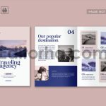 فایل لایه باز کاتالوگ آژانس مسافرتی1