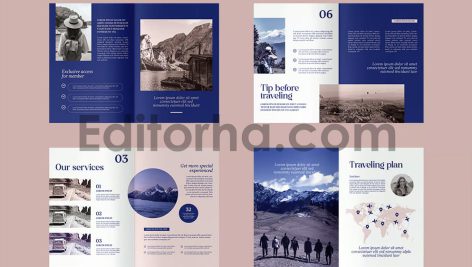 فایل لایه باز کاتالوگ آژانس مسافرتی4