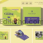 فایل لایه باز کاتالوگ محصولات مربعی1
