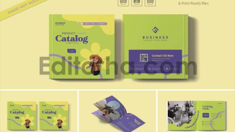 فایل لایه باز کاتالوگ محصولات مربعی1