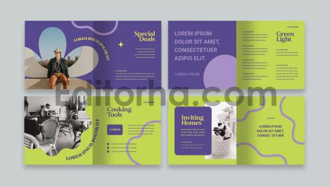 فایل لایه باز کاتالوگ محصولات مربعی3
