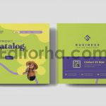 فایل لایه باز کاتالوگ محصولات مربعی4