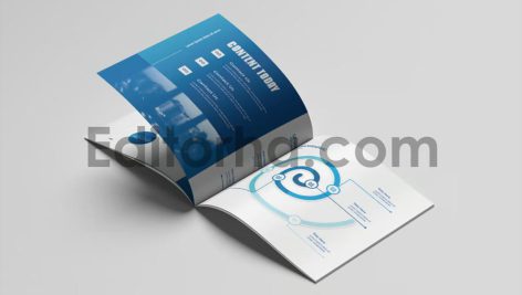 فایل لایه باز کاتالوگ نمونه کار مربع تجاری3