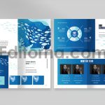 فایل لایه باز کاتالوگ نمونه کار مربع تجاری5