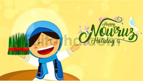 دانلود فوتیج تبریک عید نوروز Happy Novruz Holiday 4k