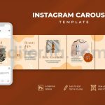 دانلود مجموعه 5تایی لایه باز قالب اینستاگرام معرفی محصولات Instagram Carousel