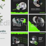 دانلود مجموعه 9تایی لایه باز قالب اینستاگرام Instagram Template
