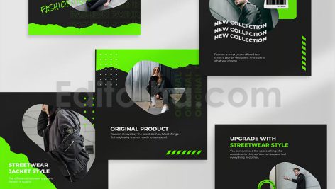 دانلود مجموعه 9تایی لایه باز قالب اینستاگرام Instagram Template