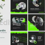 دانلود مجموعه 9تایی لایه باز قالب اینستاگرام Instagram Template