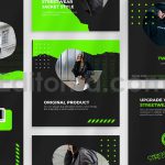 دانلود مجموعه 9تایی لایه باز قالب اینستاگرام Instagram Template