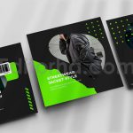 دانلود مجموعه 9تایی لایه باز قالب اینستاگرام Instagram Template