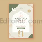 دانلود مجموعه لایه باز قالب اینستاگرام جشن رمضان Eid Mubarak Flyer