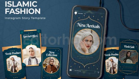 دانلود مجموعه لایه باز قالب اینستاگرام طرح مذهبی اسلامی Instagram Story