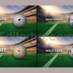 دانلود پروژه آماده پریمیر: لوگوموشن با توپ فوتبال با موسیقی Soccer Ball Logo