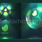 دانلود پروژه آماده افترافکت: لوگو توپ فوتبال دیجیتال Hi-Tech Soccer