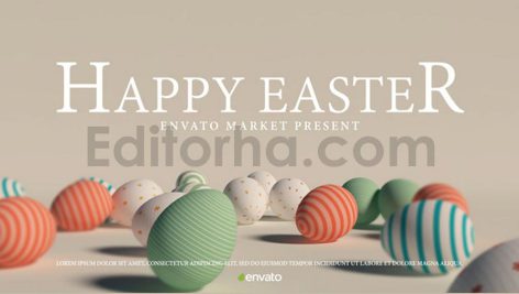 پروژه آماده پریمیر: وله تبریک عید Happy Easter 0.3
