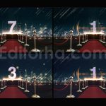 فوتیج شمارش معکوس برای شروع مراسم اهدای جوایز