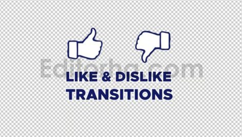 فوتیج آلفا ترانزیشن لایک و دیس لایک
