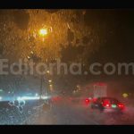 فوتیج شب بارانی و رانندگی در باران شبانه