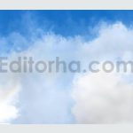 فوتیج پرواز در میان ابرها