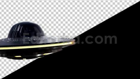 فوتیج آلفا ترنزیشن بشقاب پرنده