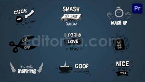 دانلود پروژه آماده پریمیر: تایتل دو بعدی 2D Scribble Sketch titles