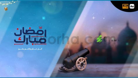 دانلود پروژه آماده افترافکت: تیزر تبلیغاتی سه بعدی ماه رمضان 3D Ramadan Cannon Promo