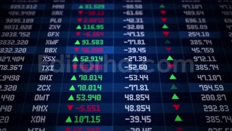 فوتیج بورد بازار سهام