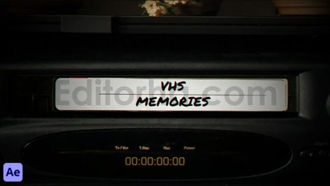 دانلود پروژه آماده افترافکت: افکت VHS و ساخت ویدئوهای دهه ۹۰ میلادی