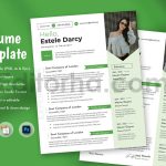 دانلود فایل لایه باز رزومه خلاقانه Audience Creative Resume & CV Template