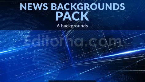 دانلود پک ویژه بک‌گراندهای خبری با تم آبی news backgrounds pack