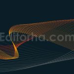 دانلود فایل لایه باز بک گراند خطوط موج دار انتزاعی رنگی