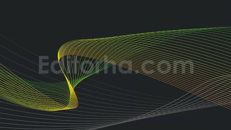 دانلود فایل لایه باز بک گراند خطوط موج دار انتزاعی رنگی