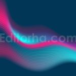 دانلود بک گراند انتزاعی آبی و صورتی خطوط منحنی