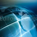 دانلود بک گراند آبی فناوری و دیجیتال abstract business background