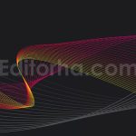 دانلود فایل لایه باز بک گراند خطوط موج دار انتزاعی رنگی