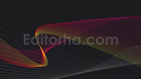 دانلود فایل لایه باز بک گراند خطوط موج دار انتزاعی رنگی