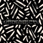 دانلود لایه باز پس‌ زمینه نقاشی‌ های آبستره قبیله‌ای Abstract Painted Tribal