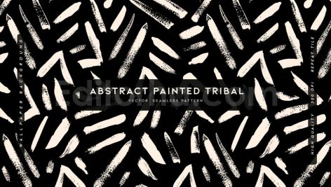 دانلود لایه باز پس‌ زمینه نقاشی‌ های آبستره قبیله‌ای Abstract Painted Tribal