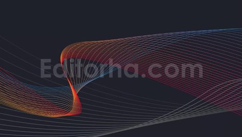 دانلود فایل لایه باز بک گراند خطوط موج دار انتزاعی رنگی