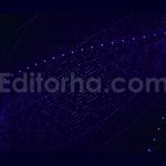 دانلود بک گراند موشن گرافیک حلقه ذرات انتزاعی